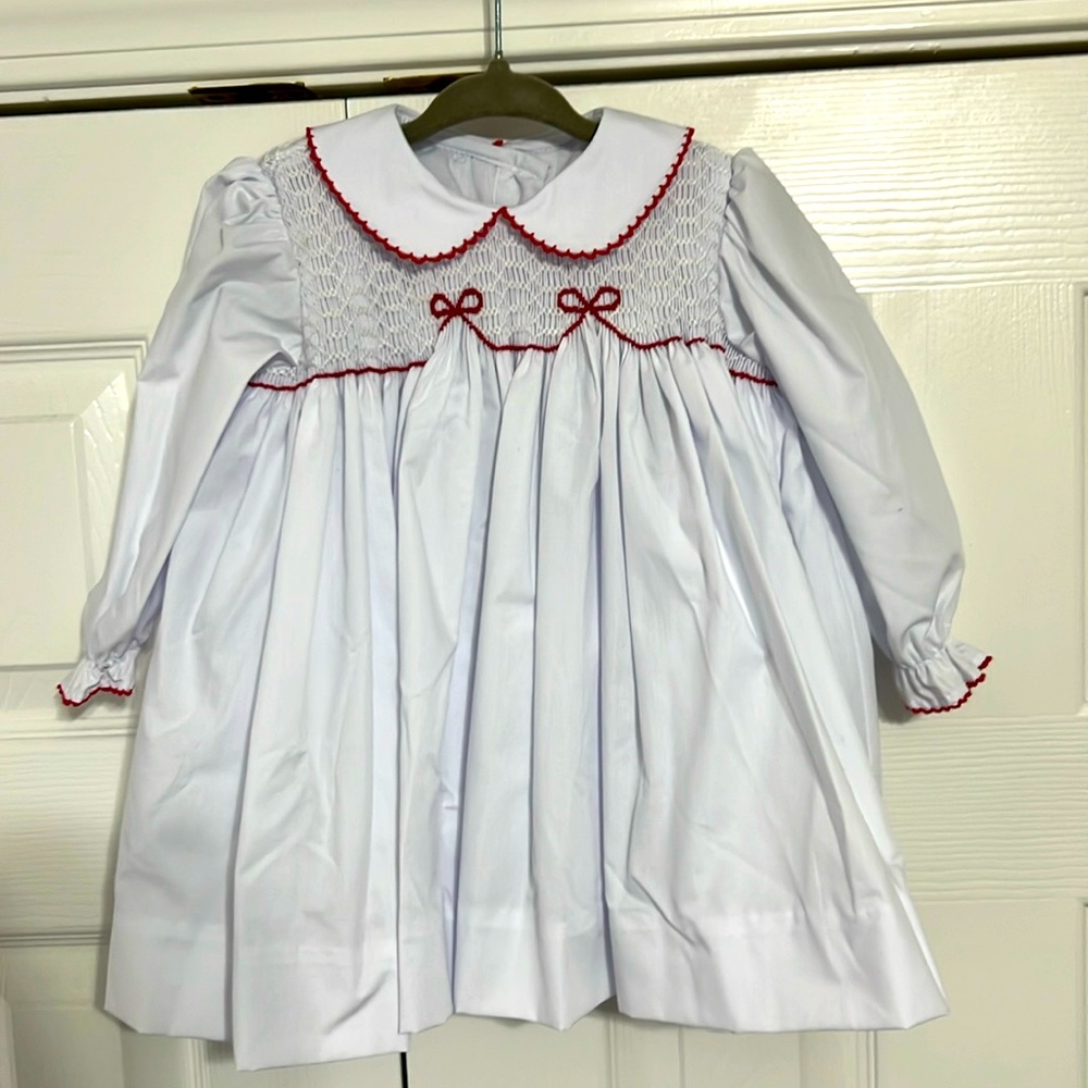 Beaufort Bonnet smocked dress 12-18M